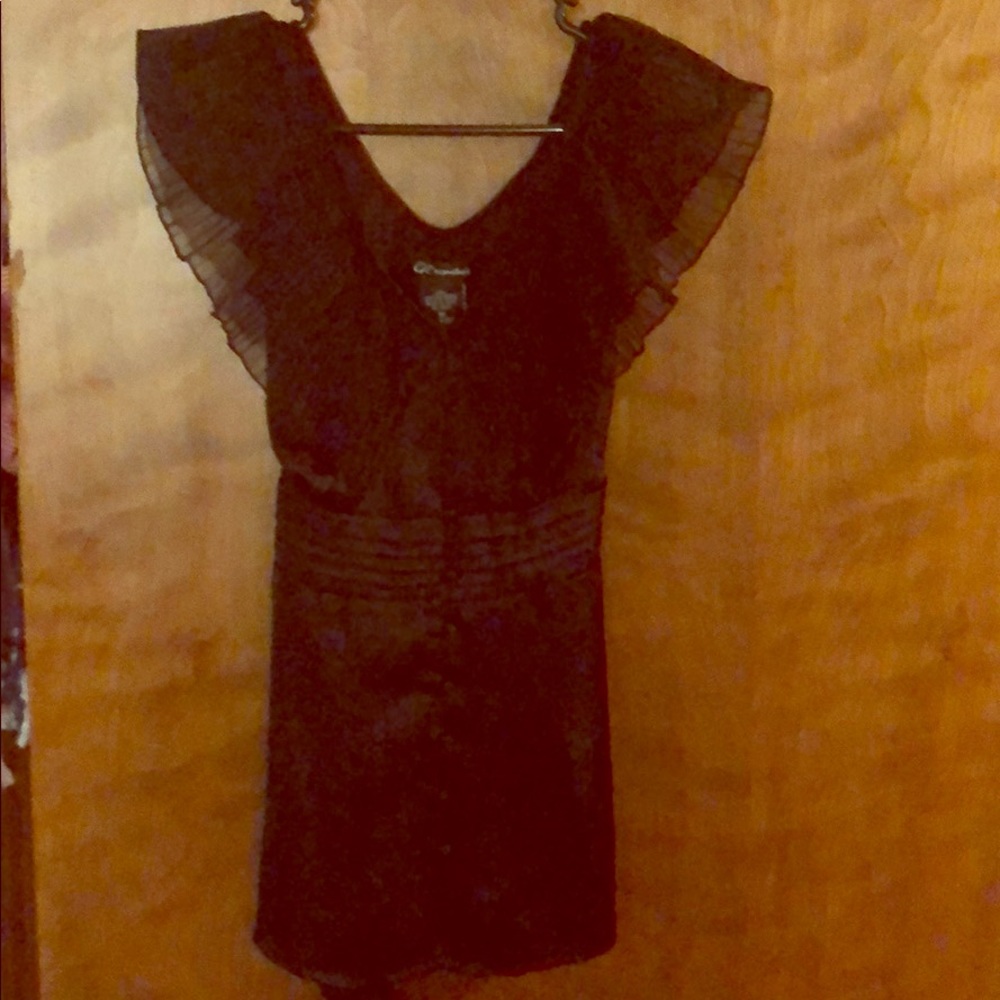 Black dressy shirt